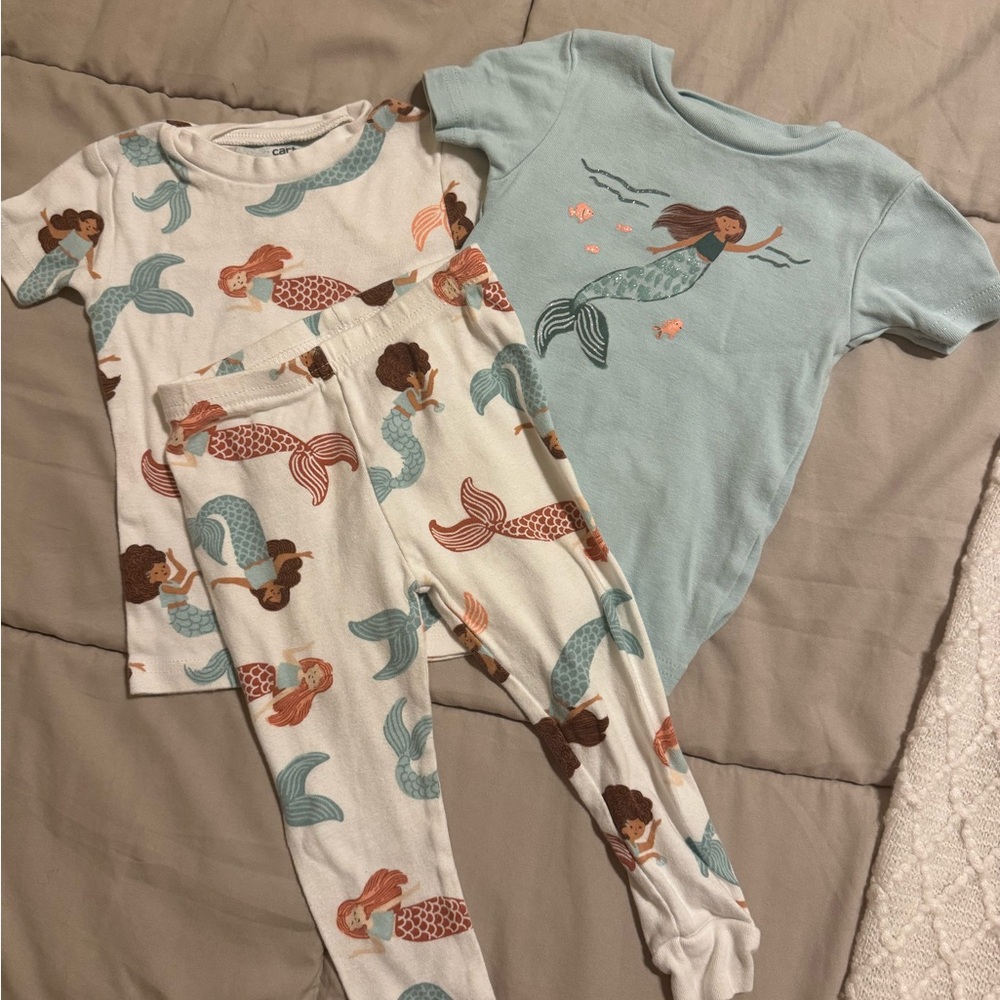 Carter’s Just One You 18 month mermaid clothing bundle